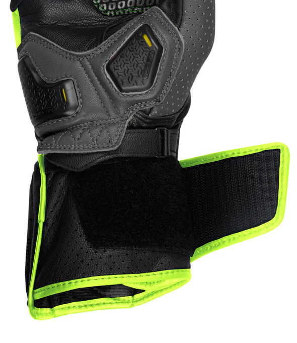 RYNOX STORM EVO 2 GLOVES HI-VIZ GREEN BLACK - Image 4