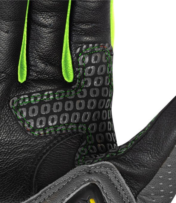 RYNOX STORM EVO 2 GLOVES HI-VIZ GREEN BLACK - Image 10