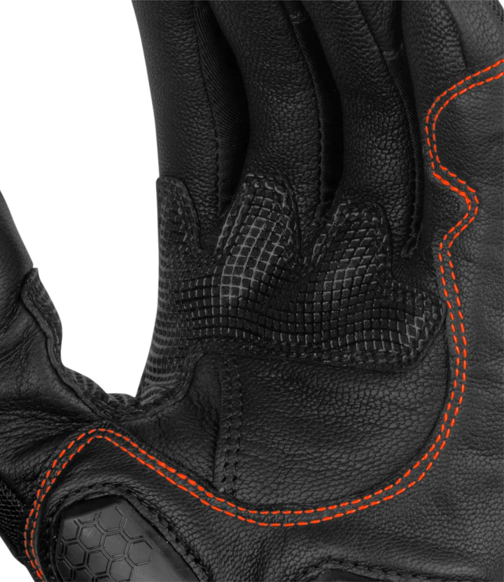 RYNOX TORNADO PRO 3 GLOVES BLACK ORANGE - Image 7