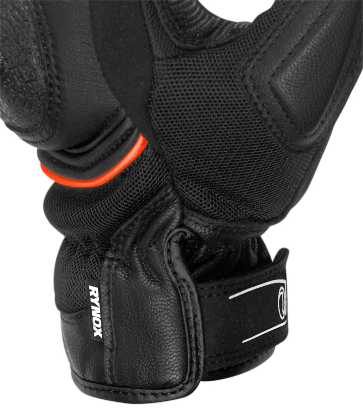 RYNOX TORNADO PRO 3 GLOVES BLACK ORANGE - Image 9