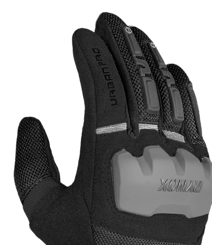 RYNOX URBAN PRO 2 GLOVES BLACK GREY - Image 4