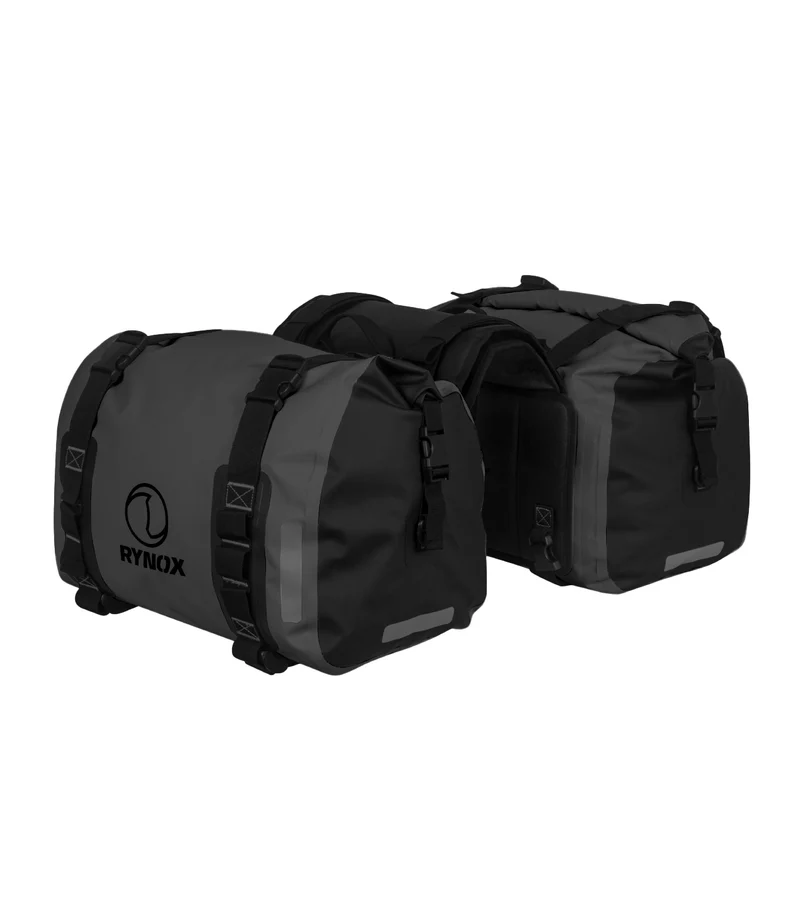 RYNOX EXPEDITION SADDLEBAGS - STORMPROOF DARK GREY