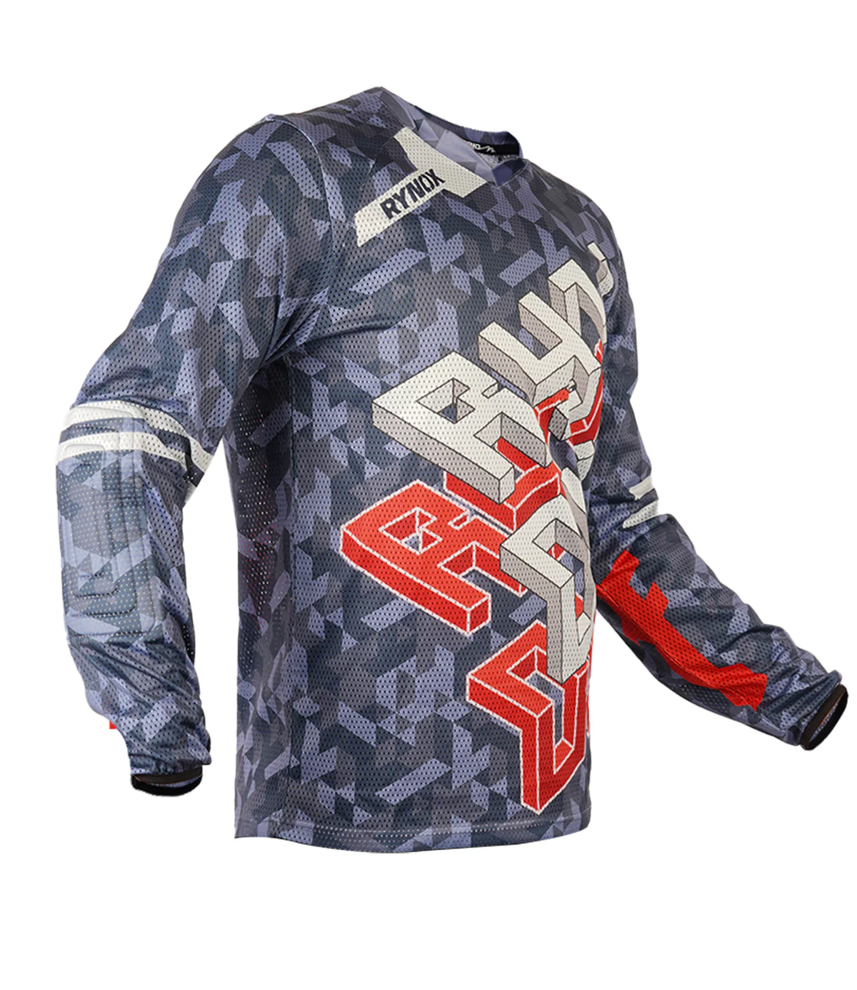 RYNOX FUSION NEO OFFROAD JERSEY GREY RED