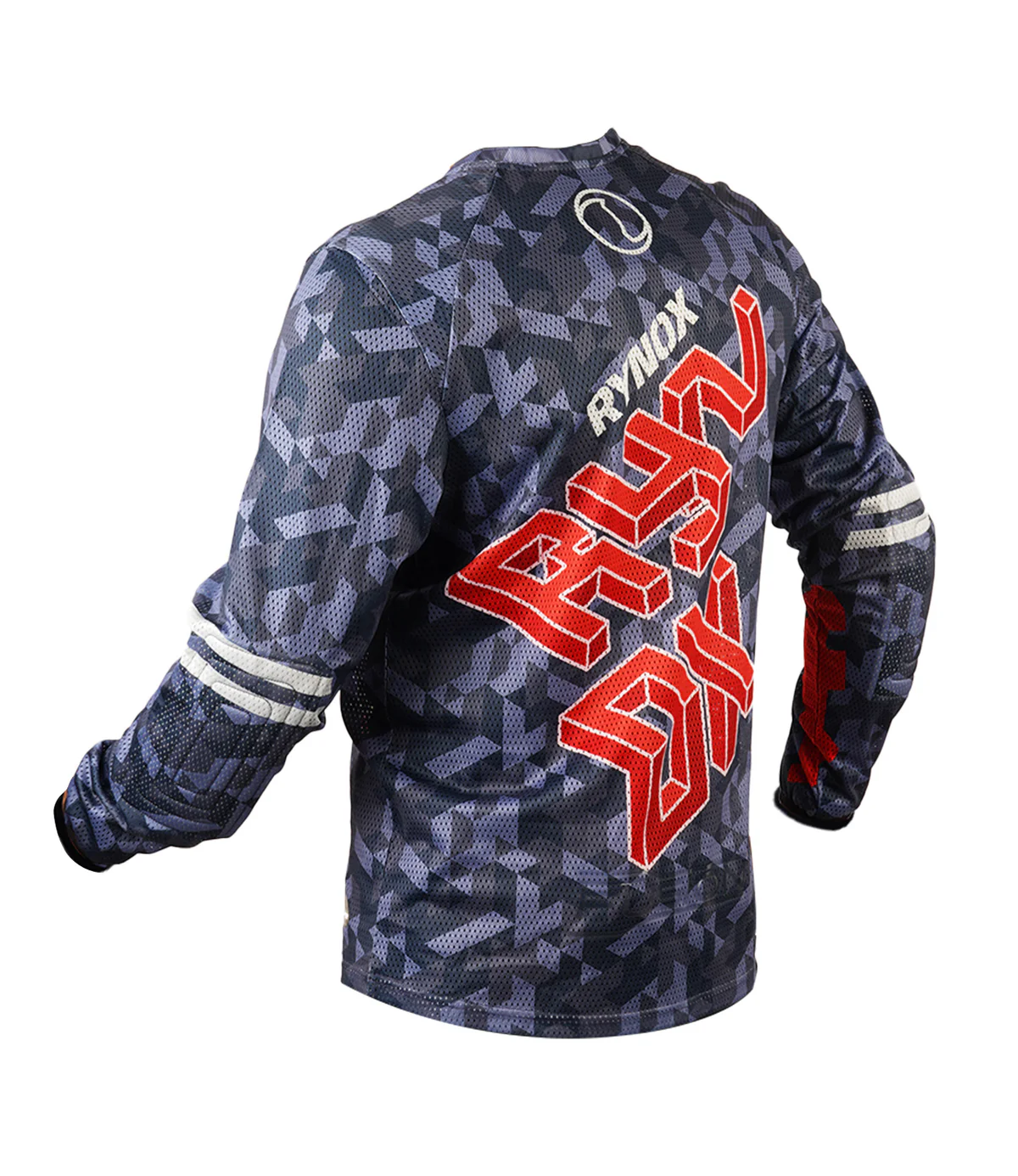RYNOX FUSION NEO OFFROAD JERSEY GREY RED - Image 2