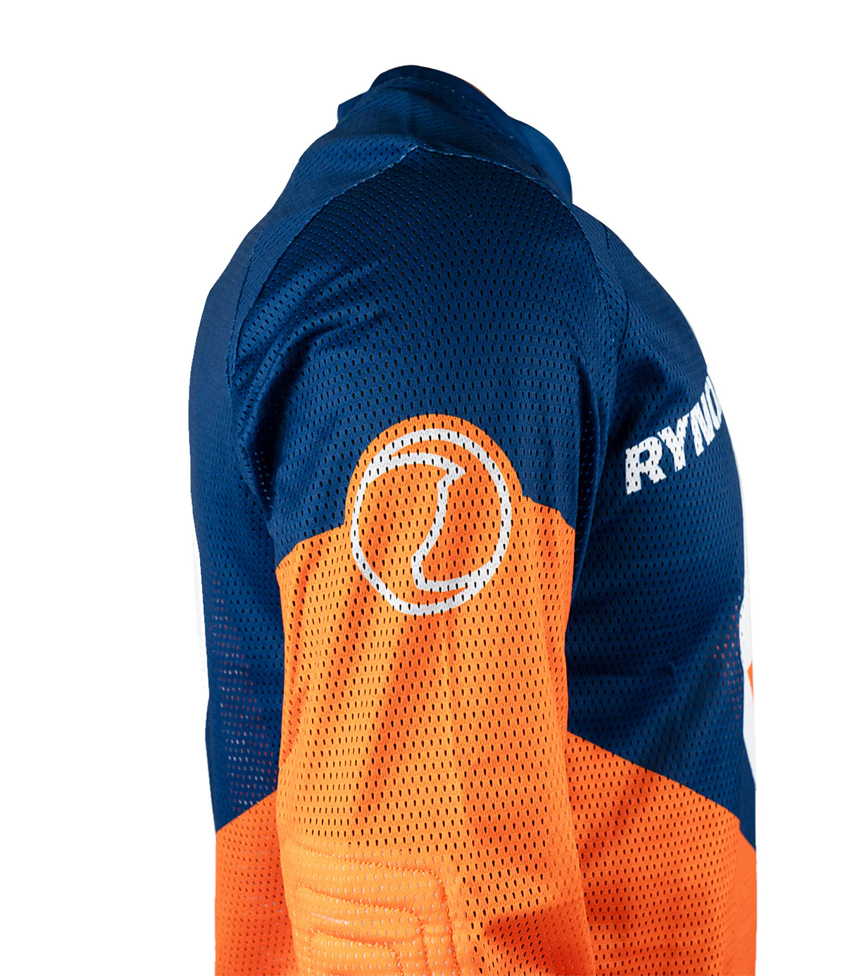 RYNOX SWITCHBACK NEO OFFROAD JERSEY HI-VIZ ORANGE BLUE - Image 11
