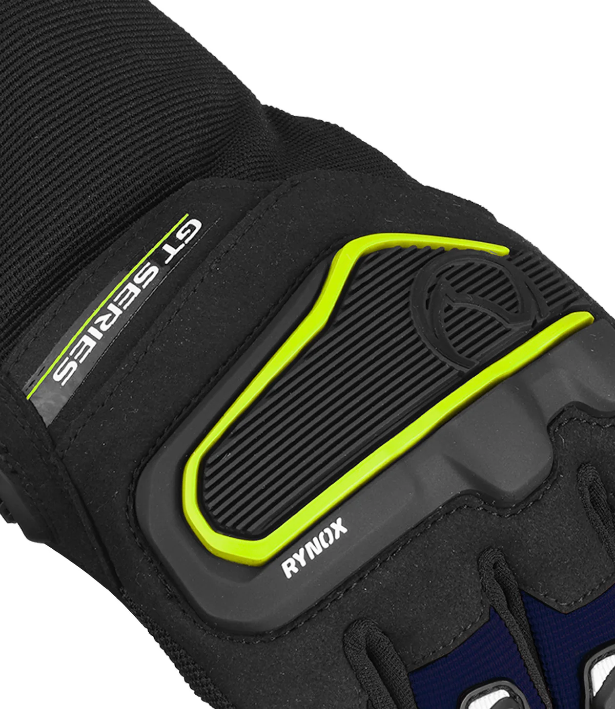Rynox Helium GT 2 Gloves (Black Hi-Viz Green) - Image 2