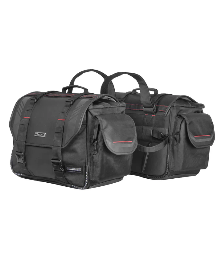 RYNOX OPTIMUS SADDLEBAGS - STORMPROOF BLACK 60 LTR