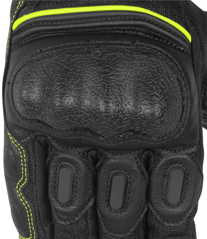 RYNOX TORNADO PRO 3 GLOVES BLACK HI-VIZ GREEN - Image 7