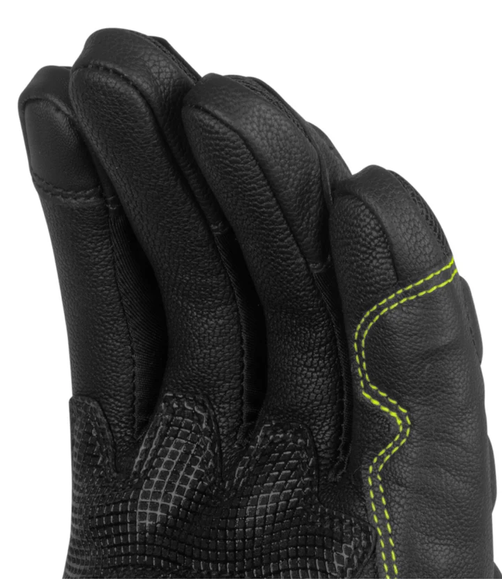 RYNOX TORNADO PRO 3 GLOVES BLACK HI-VIZ GREEN - Image 8