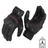 RYNOX TORNADO PRO 3 GLOVES BLACK RED