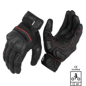 RYNOX TORNADO PRO 3 GLOVES BLACK RED