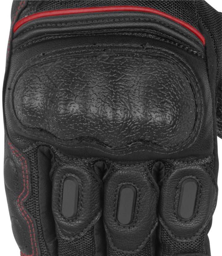 RYNOX TORNADO PRO 3 GLOVES BLACK RED - Image 3