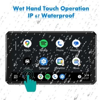 S2 Elite 5.5 inch Motorcycle Navigation Android Auto Carplay with GPS Camera and TPMS – Universal - Image 6