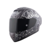 Steelbird  SA-2 TERMINATOR 2.0 MAT H.GREY WITH GREY FITTED WITH CLEAR VISOR EXTRA SMOKE VISOR FREE (WITH ANTI-FOG SHIELD HOLDER)