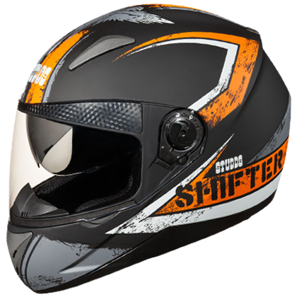 STUDDS SHIFTER D1 DECOR N10 MATT BLACK ORANGE