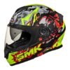 SMK TWISTER ATTACK MA-243 MATT BLACK YELLOW RED FULLFACE HELMET