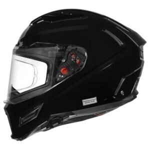 SMK Agnar Solid Gloss Black Helmet