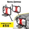 Grand Pitstop Saddle Stay for Royal Enfield Himalayan 450 - Black/Red