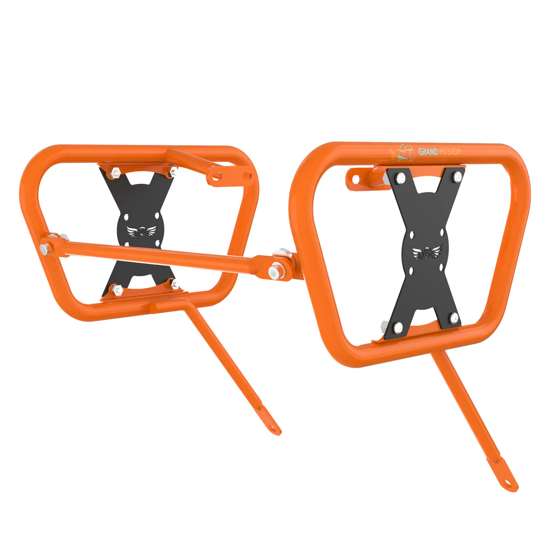 Grand Pitstop Saddle Stay for KTM DUKE 390/250 Gen 3 - Orange/Black - Image 4