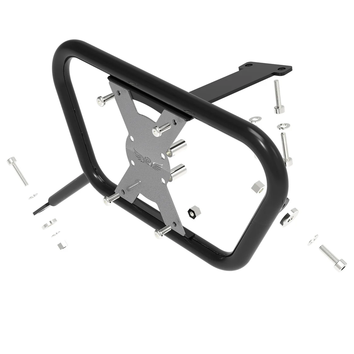 Grand Pitstop SADDLE STAY (PAIR) - Black/Silver for SUZUKI - V-Strom - Image 3