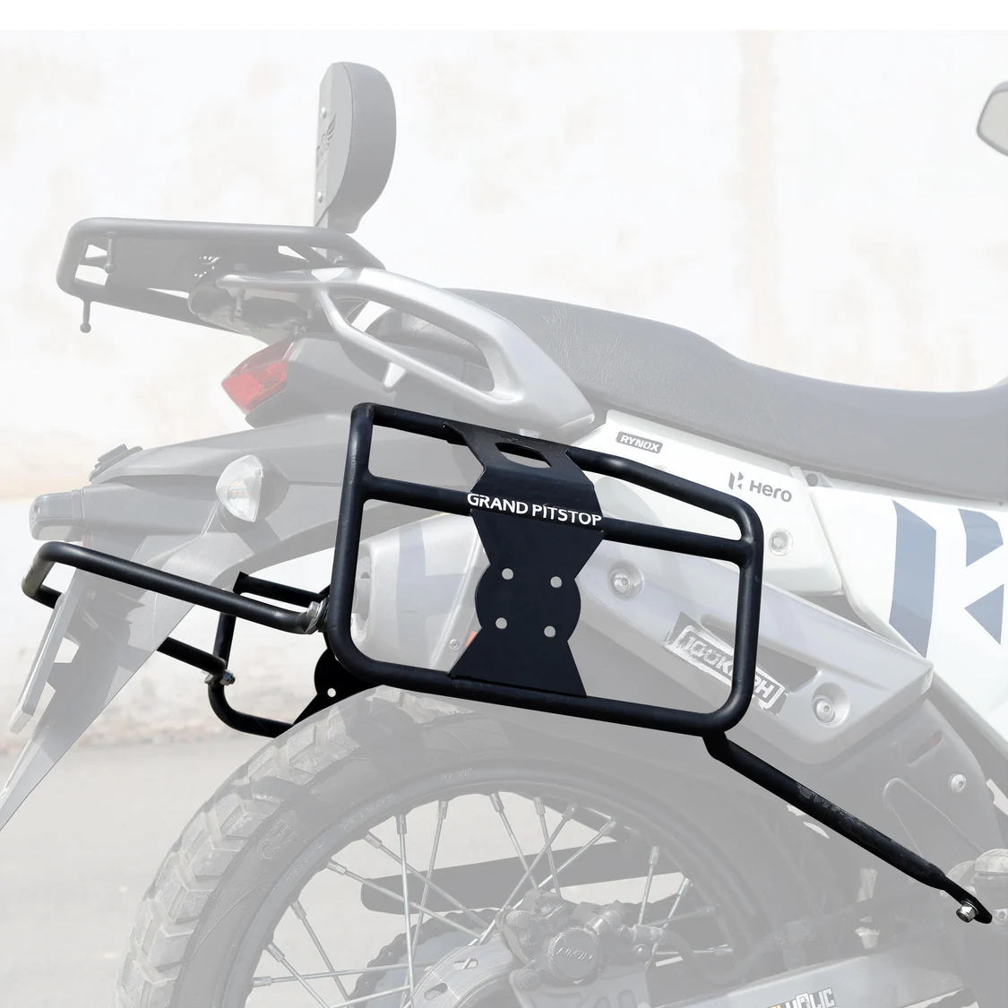 Grand Pitstop Saddle Stay for Hero Xpulse 200/400 - Black/Red - Image 2