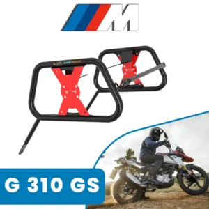 Grand Pitstop Saddle Stay for BMW G310 GS Black-Red