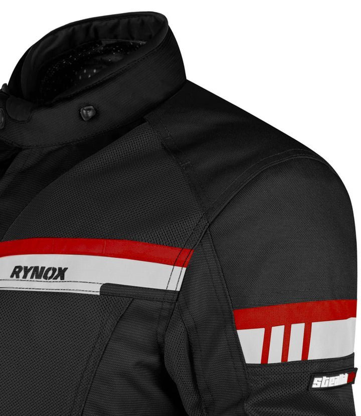RYNOX STEALTH AIR PRO JACKET BLACK RED - Image 6