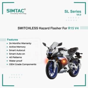 SWITCHLESS [V4.0] Yamaha R15 V4 | Compatible | Simtac | PNP Hazard Flasher / Adapter / Module | YMHV4-SL
