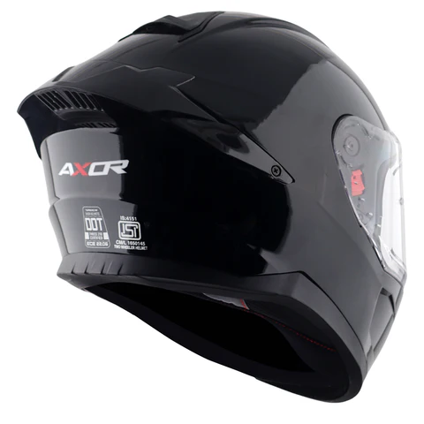 Axor Saber Solid Black Colors Helmet - Image 7