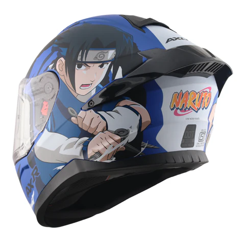 Axor Saber Sasuke Helmet Dull Blue Black - Image 4