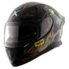 APEX SEADEVIL BLACK GOLD FULL FACE HELMET FOR MAN AND WOMAN