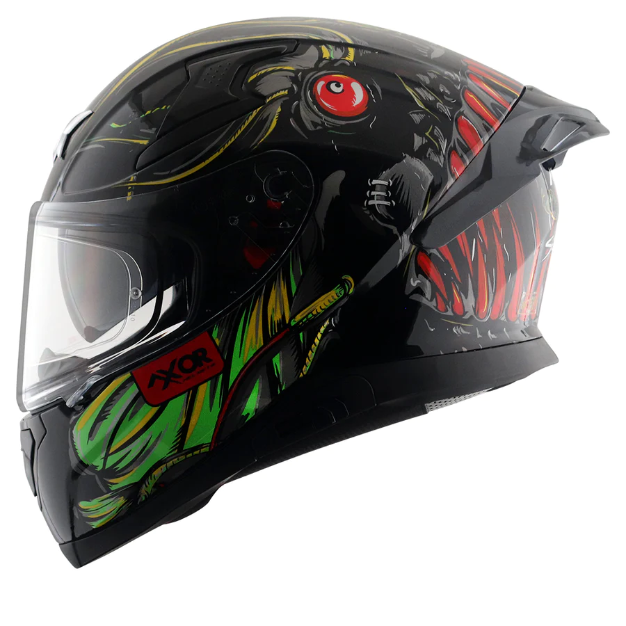 AXOR APEX SEADEVIL BLACK RED FULL FACE HELMET FOR MAN AND WOMAN - Image 8