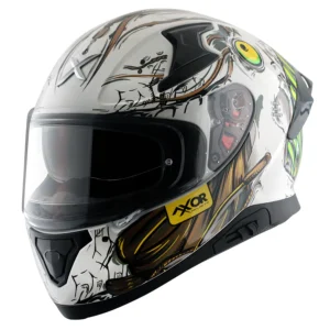 APEX SEADEVIL WHITE GOLD FULL FACE HELMET FOR MAN AND WOMAN