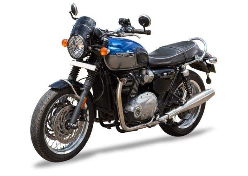 Silver Stallion-Full System For Triumph Bonne T120 | (1200)-Silver - Image 3