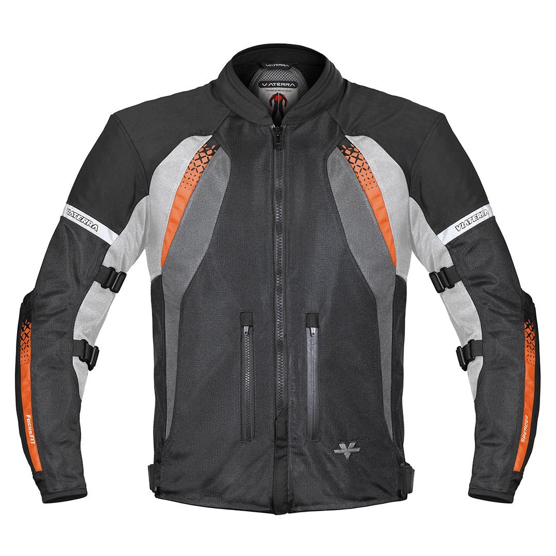 Viaterra MADE TO ORDER - SPENCER – STREET MESH MOTORCYCLE RIDING JACKET- Orange