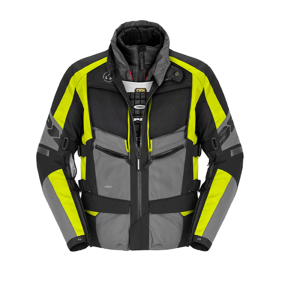 Spidi 4Season Evo Jacket - Black Yellow
