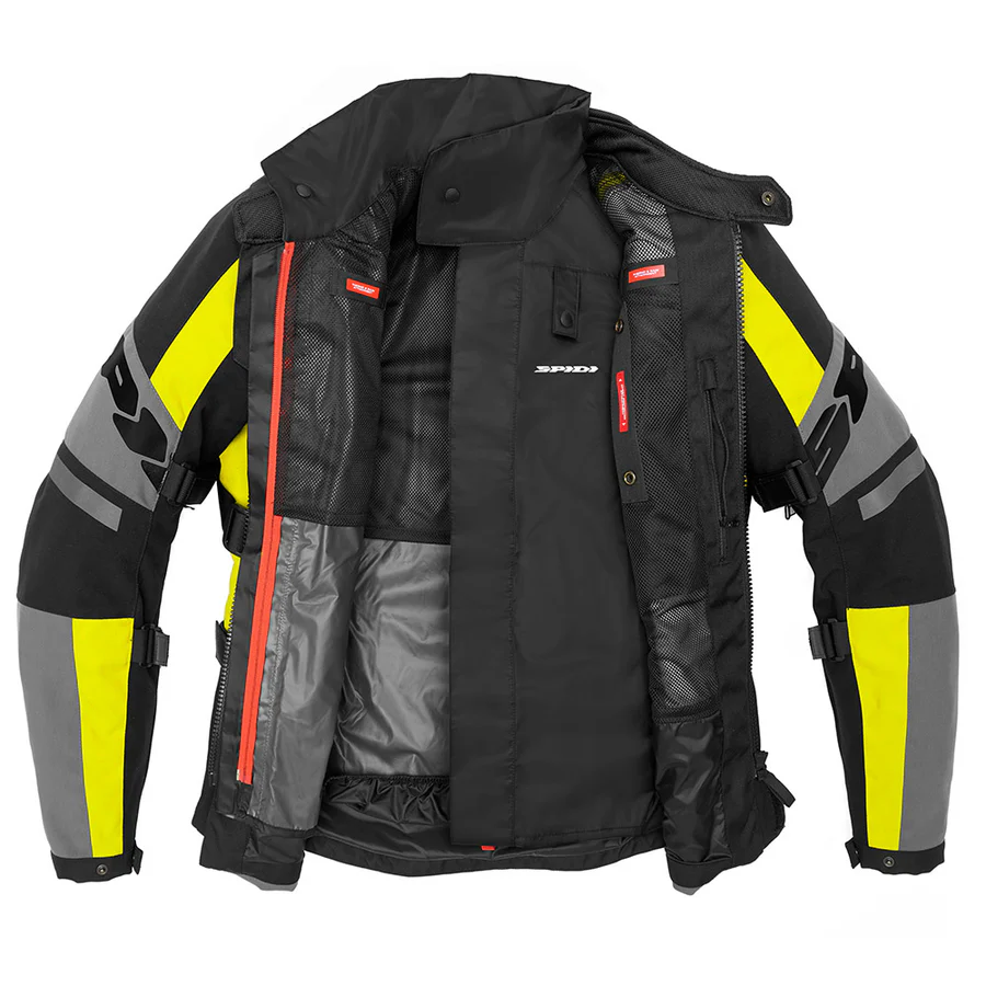 Spidi 4Season Evo Jacket - Black Yellow - Image 6