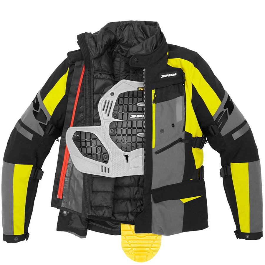 Spidi 4Season Evo Jacket - Black Yellow - Image 8