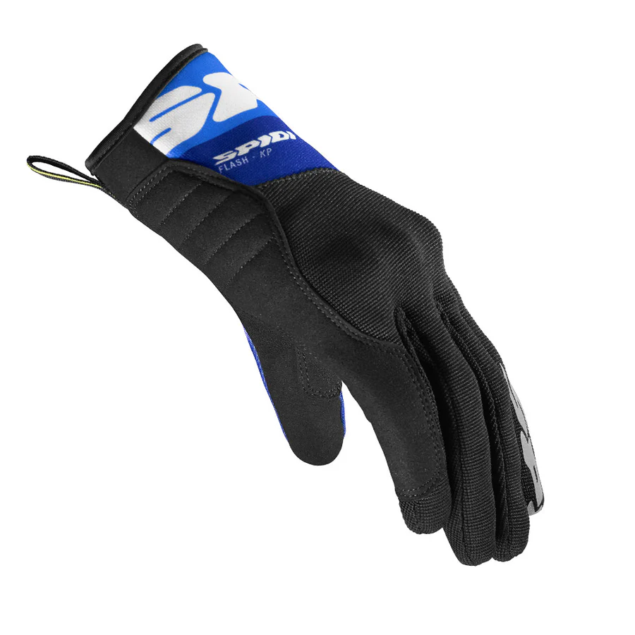 Spidi FLASH-KP Gloves - BLACK BLUE - Image 4