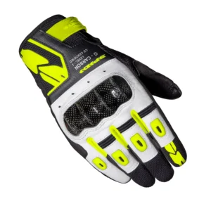 Spidi G Carbon Gloves - BLACK FLUO YELLOW