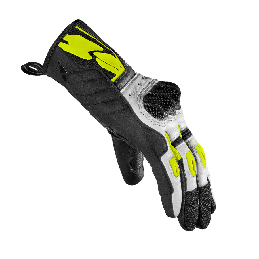 Spidi G Carbon Gloves - BLACK FLUO YELLOW - Image 3
