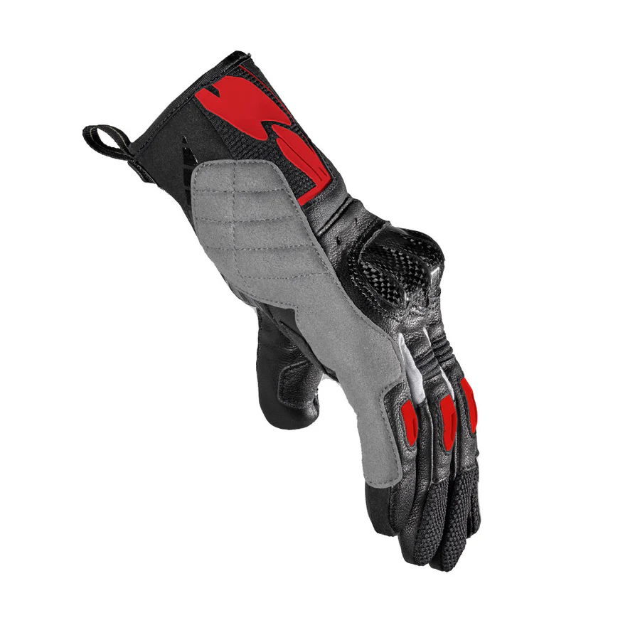 Spidi G Carbon Gloves - BLACK RED - Image 3