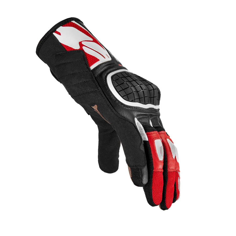 Spidi G-Warrior Gloves - BLACK RED - Image 3