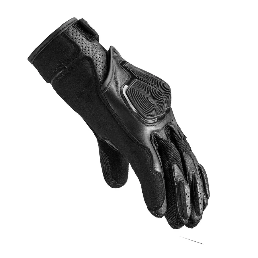 Spidi NKD Leather Gloves - BLACK - Image 3