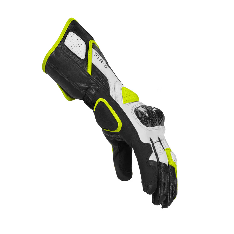 Spidi STR 6 Gloves - BLACK YELLOW - Image 3