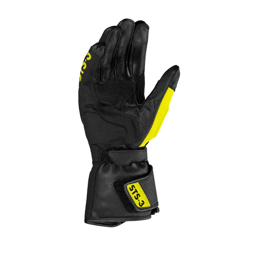 Spidi STS 3 Gloves -  BLACK YELLOW - Image 4