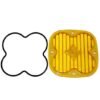 Baja Designs - Squadron Light Pod Replacement Lens Kit Universal – Wide Cornering – Amber