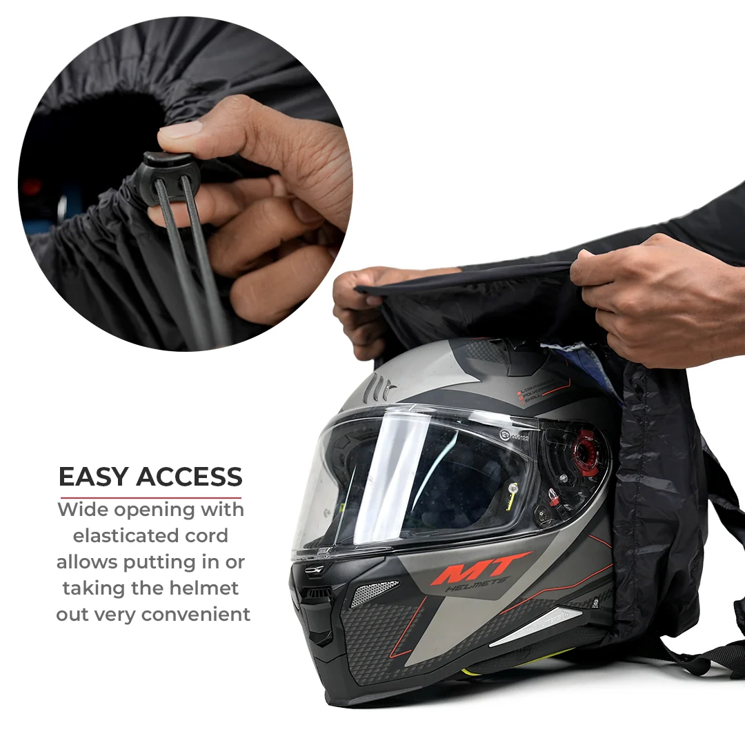 ViaTerra STASH HELMET BAG - Red - Image 5