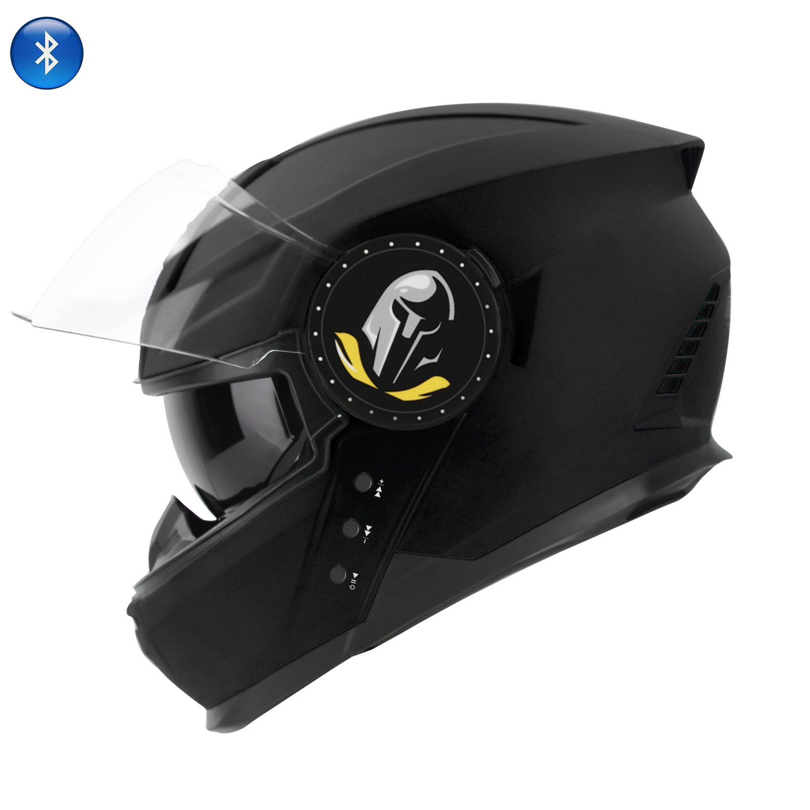 Steelbird Bluetooth Full Face SBH-40 7Wings (Dashing Black)