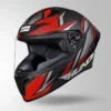 STUDDS THUNDER D1 LIGHTVOLT DECOR MATT BLACK / RED & GREY